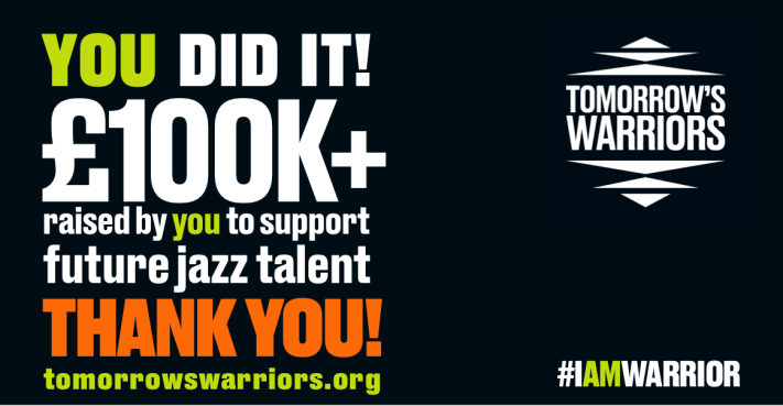 Tomorrow's Warriors says THANK YOU #IAMWARRIOR